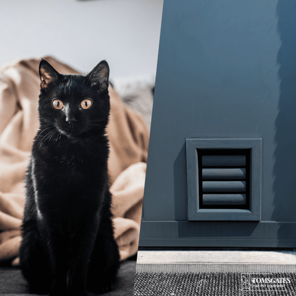 Cat door for bedroom door best sale